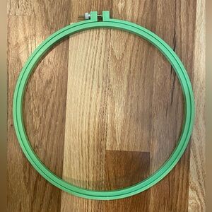 Plastic Green Embroidery Hoop 10 inches